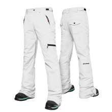 Wholesale Womens/Girls Best Stretch Waterproof White Ski Pants Cheap Plus Size Outfit Snowboard Pants